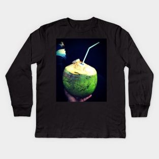 Coconut Water, Miami Kids Long Sleeve T-Shirt